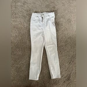 Size 6 Good American white jeans